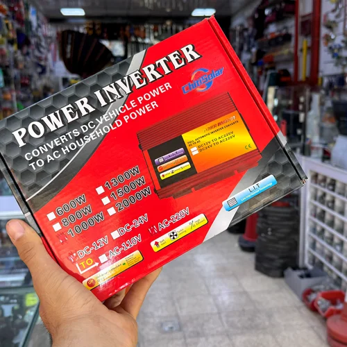 مبدل برق اینورتر۱۲ به ۲۲۰ ولت ۱۰۰۰ وات پاور اینورتر پرو لیبل اورجینال